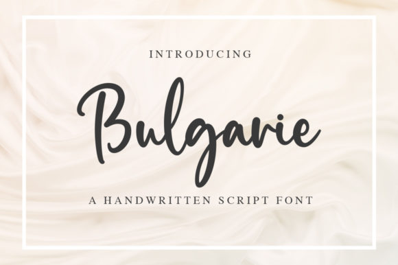 Bulgarie Font Poster 1