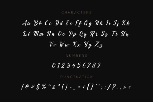 Bulgatten Font Poster 3
