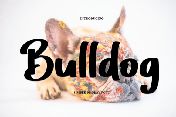 Bulldog Font Poster 1