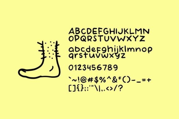Bulu Kaki Font Poster 4