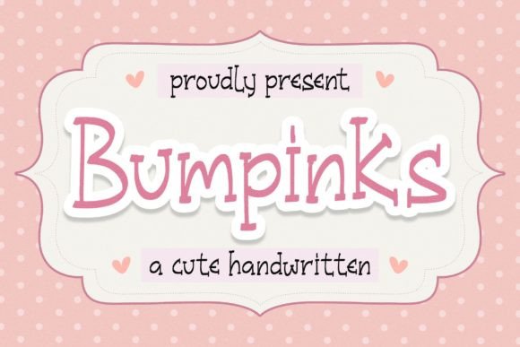 Bumpinks Font Poster 1