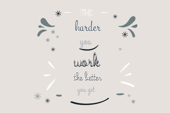 Bunchberry Font Poster 3