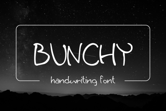 Bunchy Font Poster 1