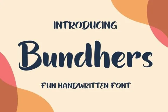 Bundhers Font Bundhers Font Poster 1