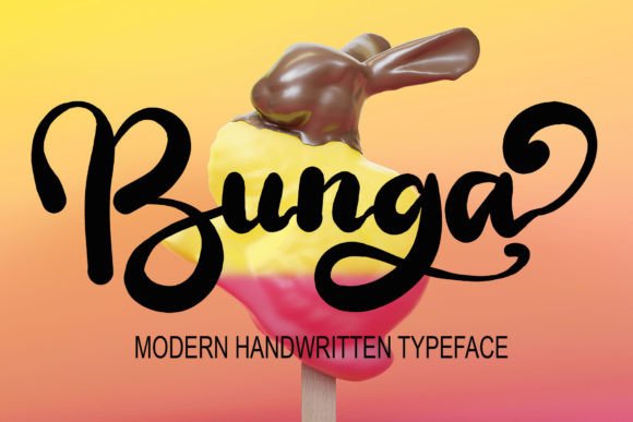 Bunga Font Poster 1