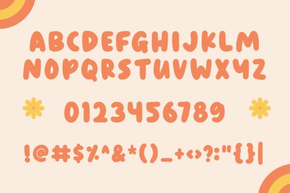 Bunga Indah Font Poster 3