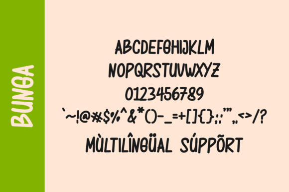 Bunga Mekar Font Poster 5