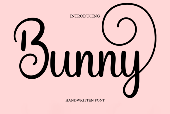 Bunny Font Poster 1