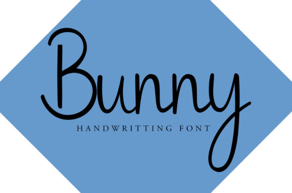 Bunny Font Poster 1