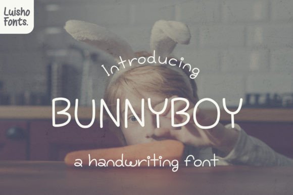 Bunny Boy Font Poster 1