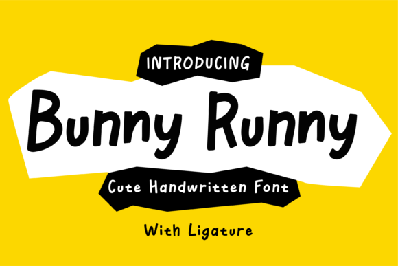 Bunny Runny Font Poster 1
