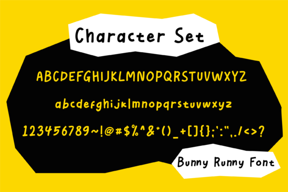 Bunny Runny Font Poster 2