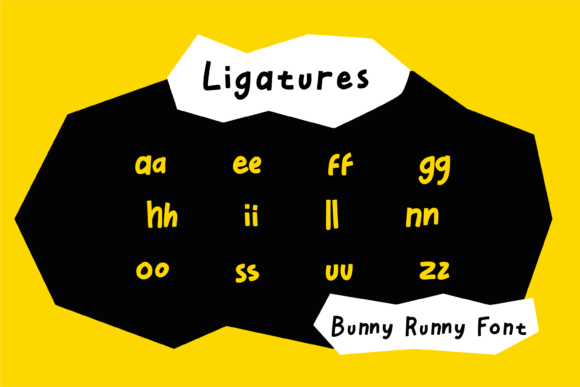 Bunny Runny Font Poster 3