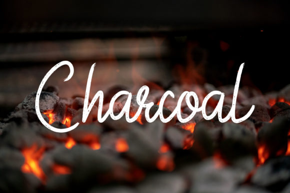 Burned Font Poster 2
