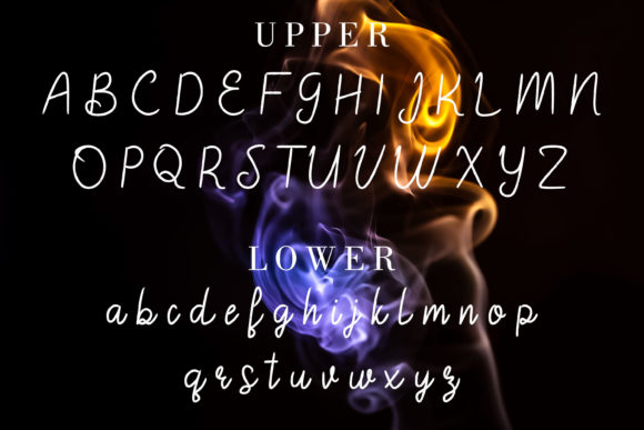 Burned Font Poster 3