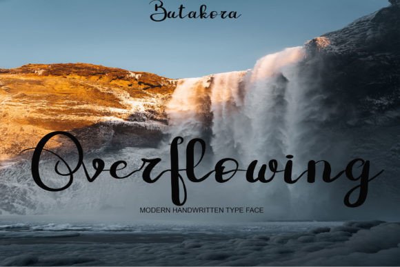 Butakora Font Poster 2