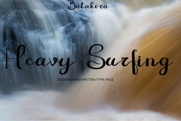 Butakora Font Poster 3