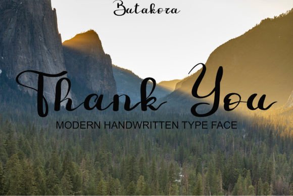 Butakora Font Poster 8
