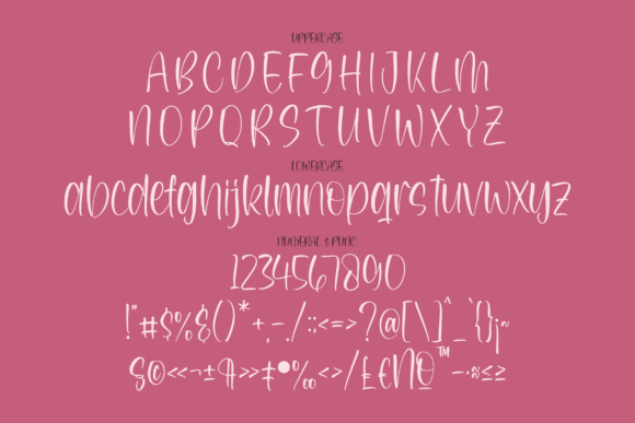 Buterfree Font Poster 13
