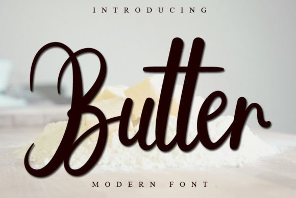 Butter Font Poster 1