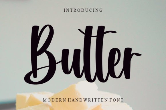 Butter Font Poster 1