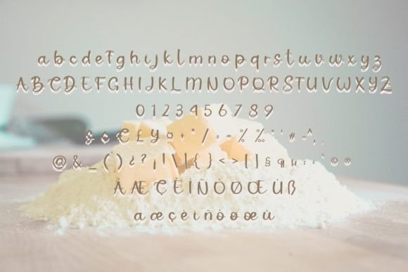 Butter Font Poster 7