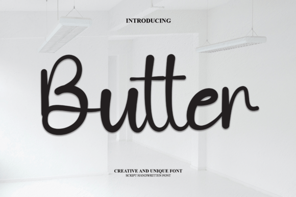 Butter Font Poster 1