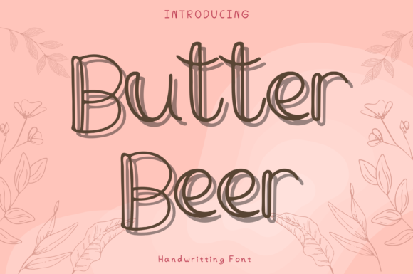 Butter Beer Style Font