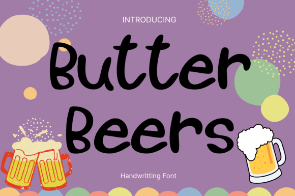 Butter Beers Font Poster 1