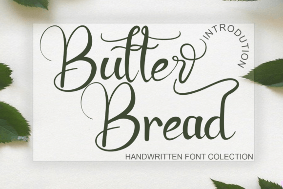 Butter Bread Font Poster 1