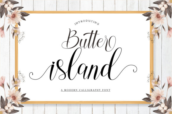 Butter Island Font Poster 1