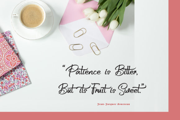 Butter Milky Font Poster 3