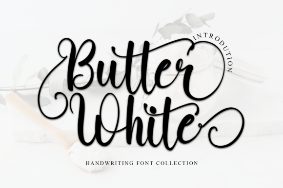 Butter White Font