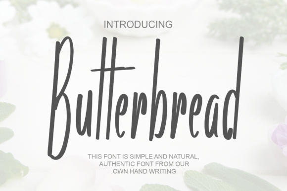 Butterbread Font Poster 1