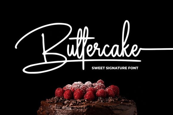 Buttercake Font Poster 1