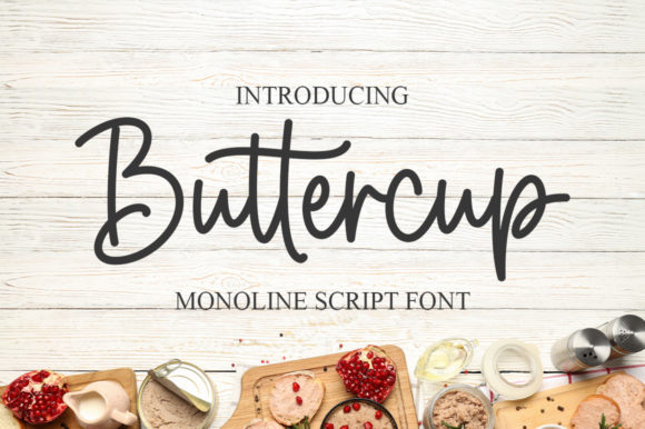 Buttercup Font Poster 1