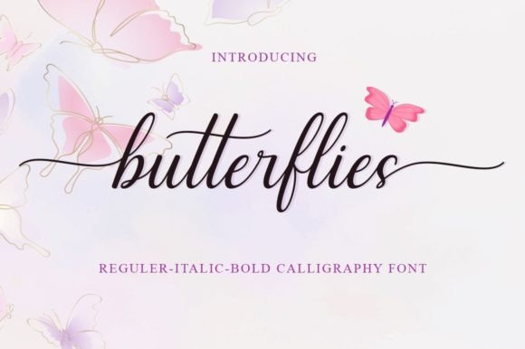 Butterflies Font