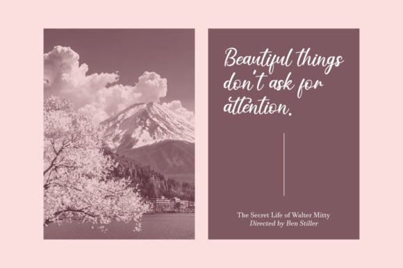 Butterfly Font Poster 7