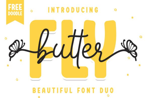 Butterfly Duo Font Poster 1