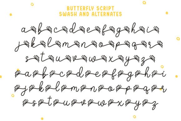 Butterfly Duo Font Poster 6