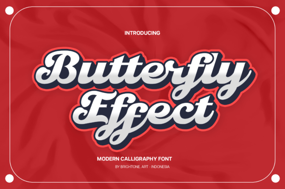Butterfly Effect Font Poster 1