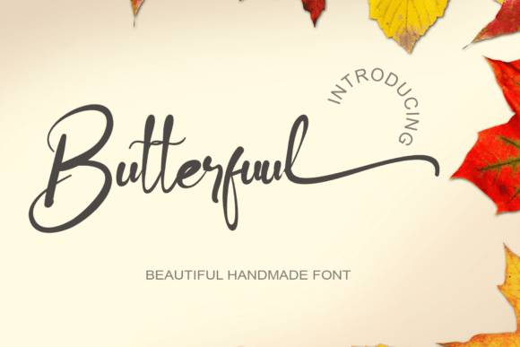 Butterfuul Font Poster 1