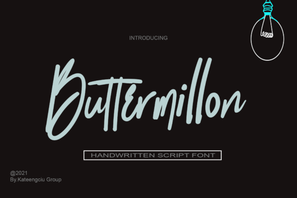 Buttermillon Font Poster 1
