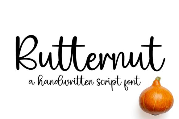 Butternut Font Poster 1