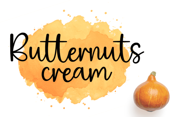Butternut Font Poster 2