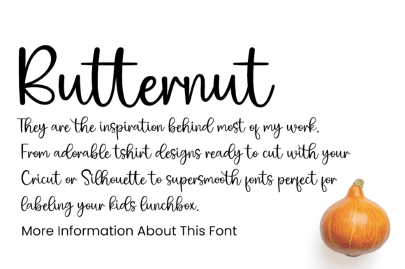Butternut Font Poster 3