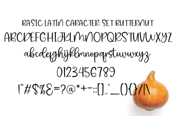 Butternut Font Poster 4