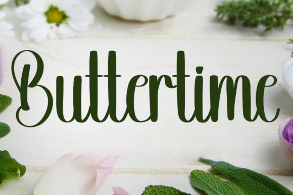 Buttertime Font Poster 1