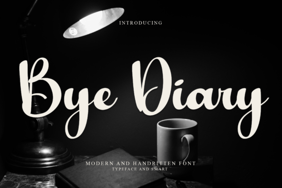 Bye Diary Font Poster 1