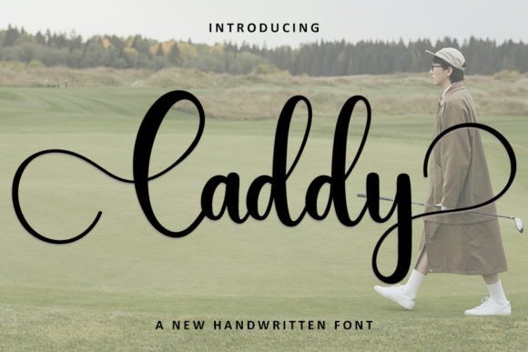 Caddy Font Poster 1